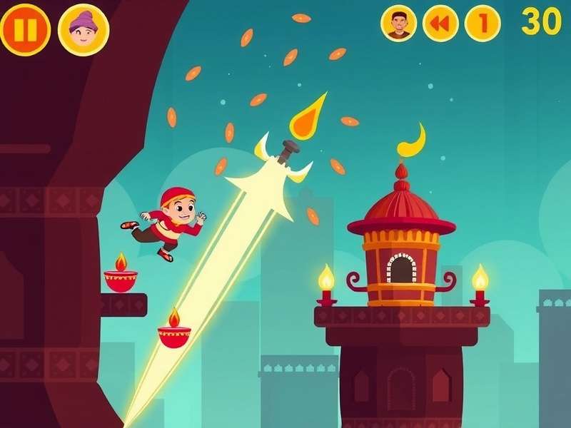 Hoppin Ginger Genius Diwali festival level